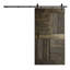 Porte de grange à panneaux en bois S Series avec trousse de quincaillerie d'installation-70348515-63170920