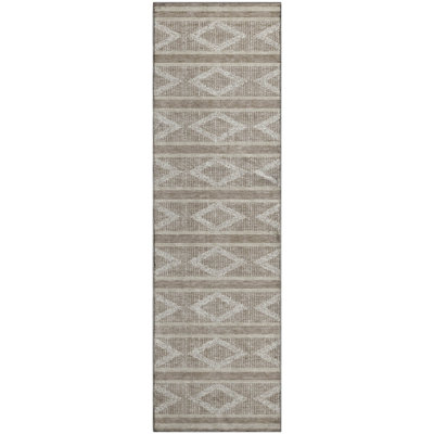 Premium Machine Washable Birchview AMF1029 Geometric Rug