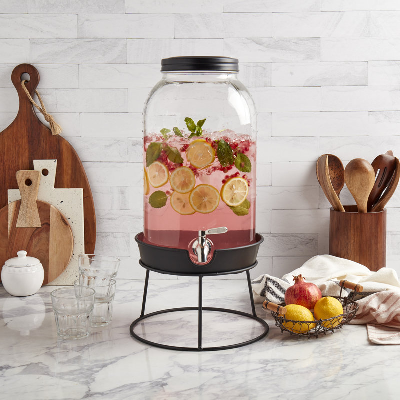 Distributeur de boisson classique en verre 11L avec support Classic Drinkware Mason Craft & More
