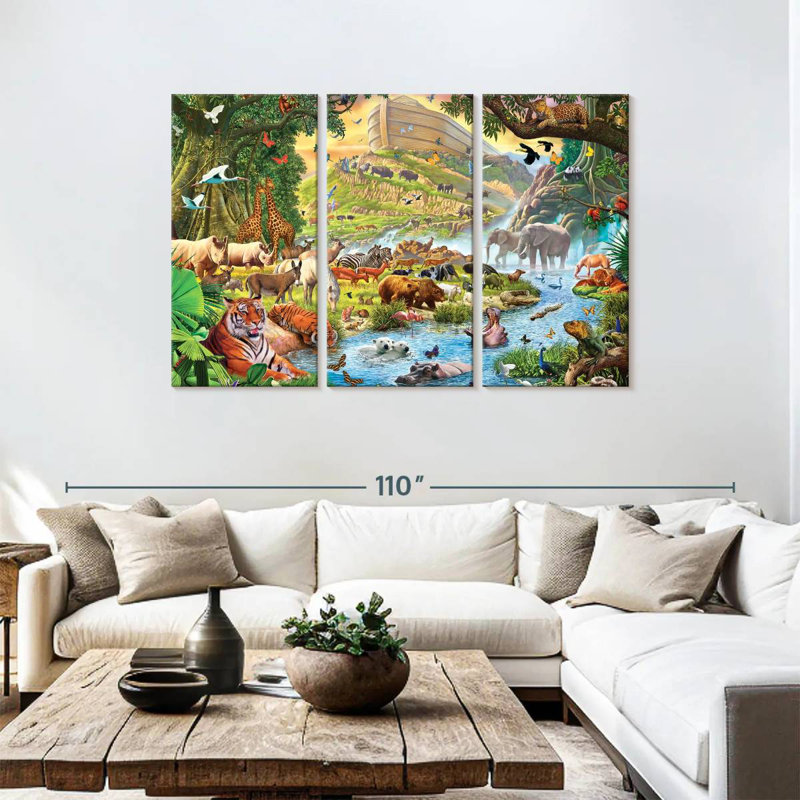 Adella Noah's Ark - Before The Rain, 48" H x 74" W