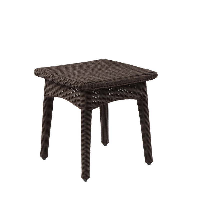 Culebra Outdoor Side Table, Textured Charcoal
