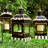 Courtly Check Stripe Large Candle Lantern
