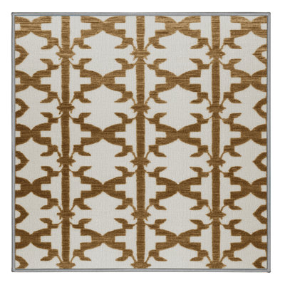 Machine Washable Trellis Grey Area Rug