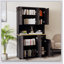 Armoire de rangement pour garde-manger autoportante avec tablettes réglables, comptoir de four à micro-ondes et grand espace de rangement