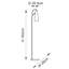 Andryc 163Cm Antique Brass Reading Floor Lamp