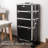 Lauderhill Metal 3 Compartment Makeup Organizer
