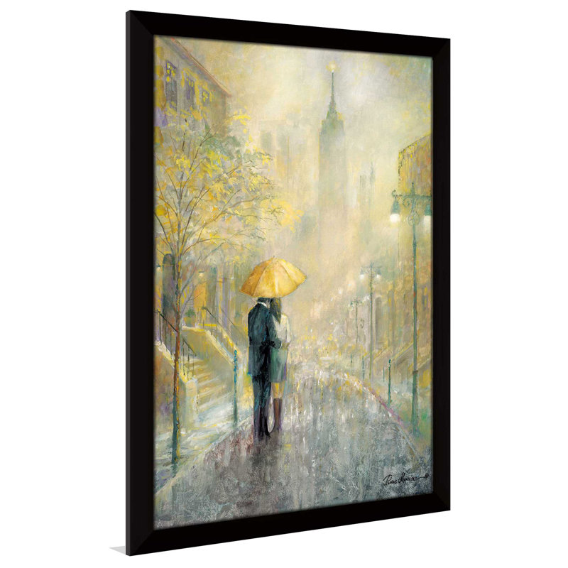City Romance I par Ruane Manning - reproduction de cadre photo, H 39,5 po x l 27,5 po x P 0,75 po