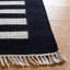 Tapis rayé beige / noir Del Norte Kilim 806-931444111