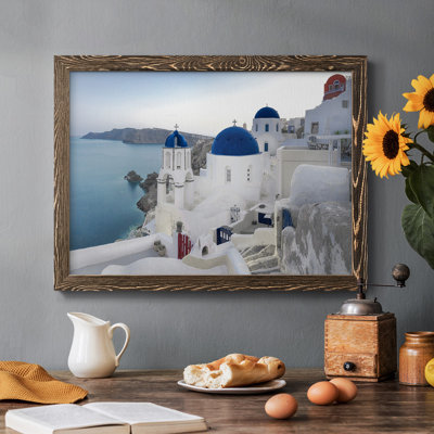 Santorini Sunrise, reproduction d'art sur toile