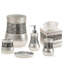 Distributeur de savon gris / argent brossé
