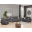 Primenest Nimbusflow Convertible Loveseat With Storage, Grey Microfiber, Perfect For Small Spaces And Versatile Use-1254727978