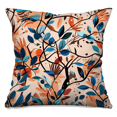 Coussin Leaves, coussins double face nature