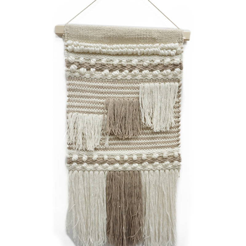 Hand Woven Wall Hanging - Rod Included