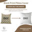 Housse de coussin à motif floral de style bohème Artisan-107282484-107282473-107282485