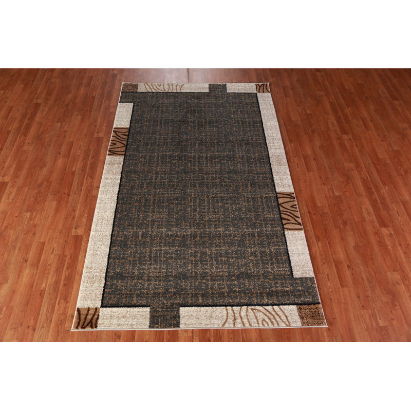 Transitional Oriental Area Rug 5x8