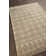 Tapis brun en laine noué à la main à motif contemporain Destry