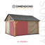 Curtain for Sunjoy cedar wood gazebos-91134454