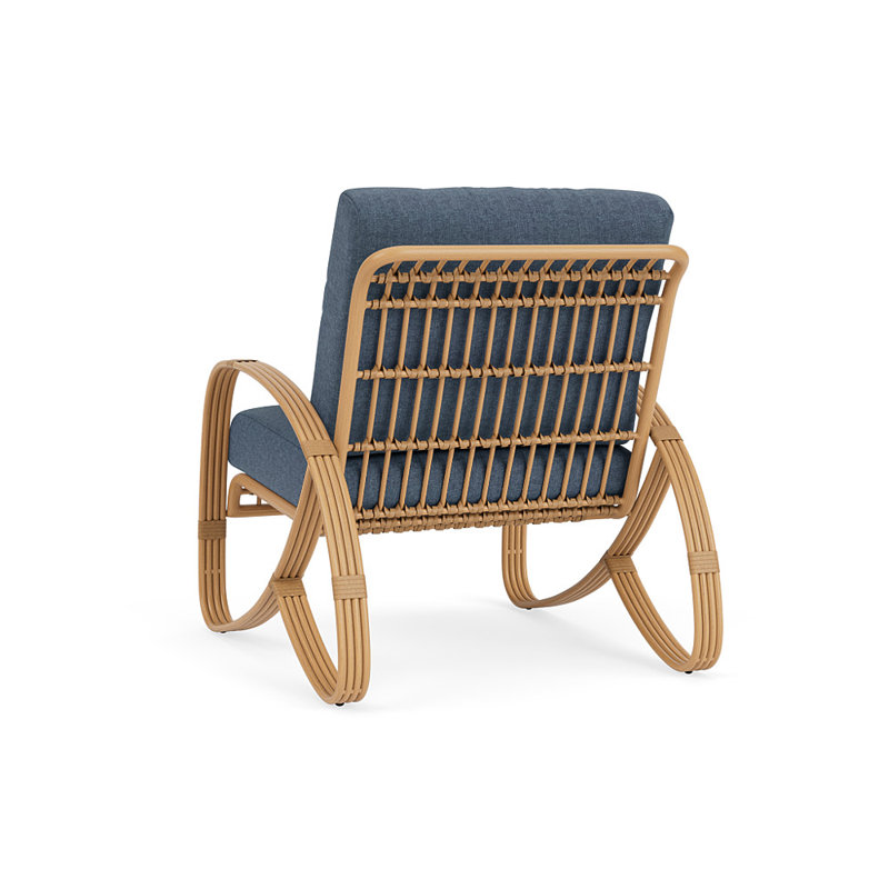Riviera Outdoor Lounge Chair, Deluna Aegean
