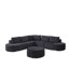 Ensemble de canapé modulaire en tissu chenille-554017515