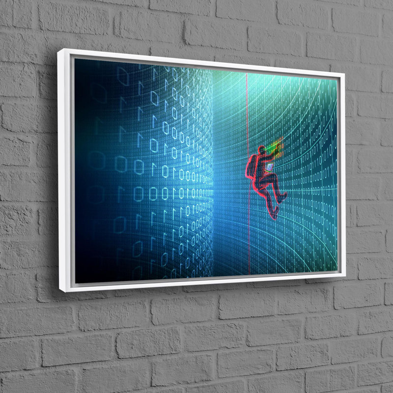 Print on Canvas, 20 cm H x 30 cm W, White Floater Framed
