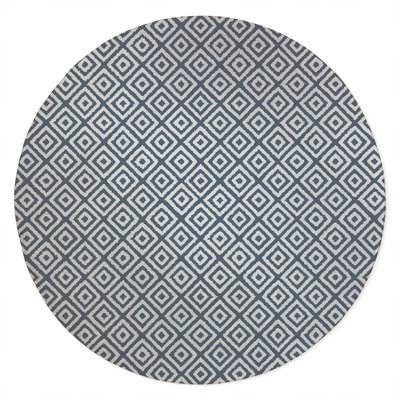 Ikat Grunge Slate Kids Play Mat