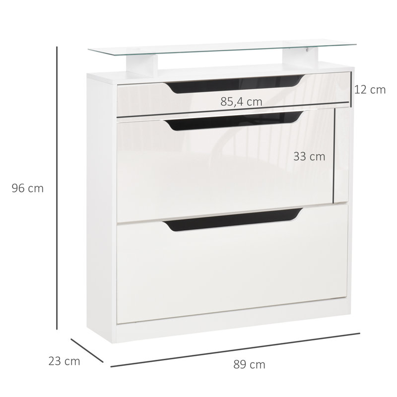 Shoe Cabinet, High Gloss