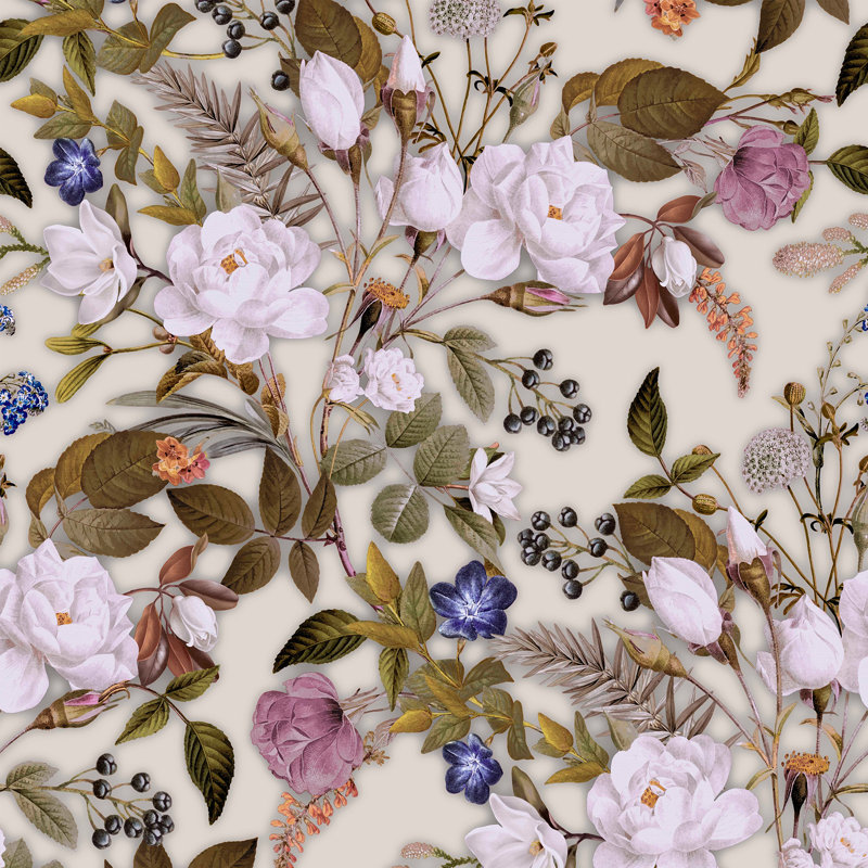 Papier peint adhésif Transform English Garden, Rose