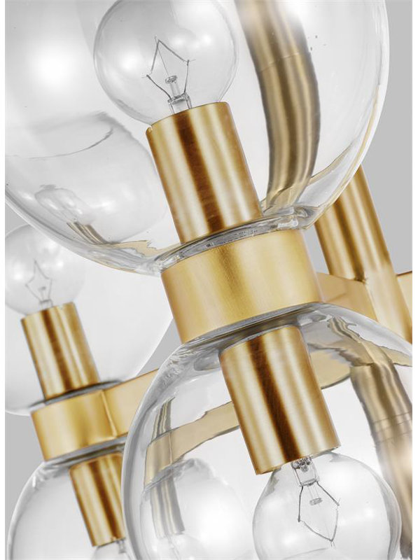 Londyn 18 - Light Chandelier, Clear