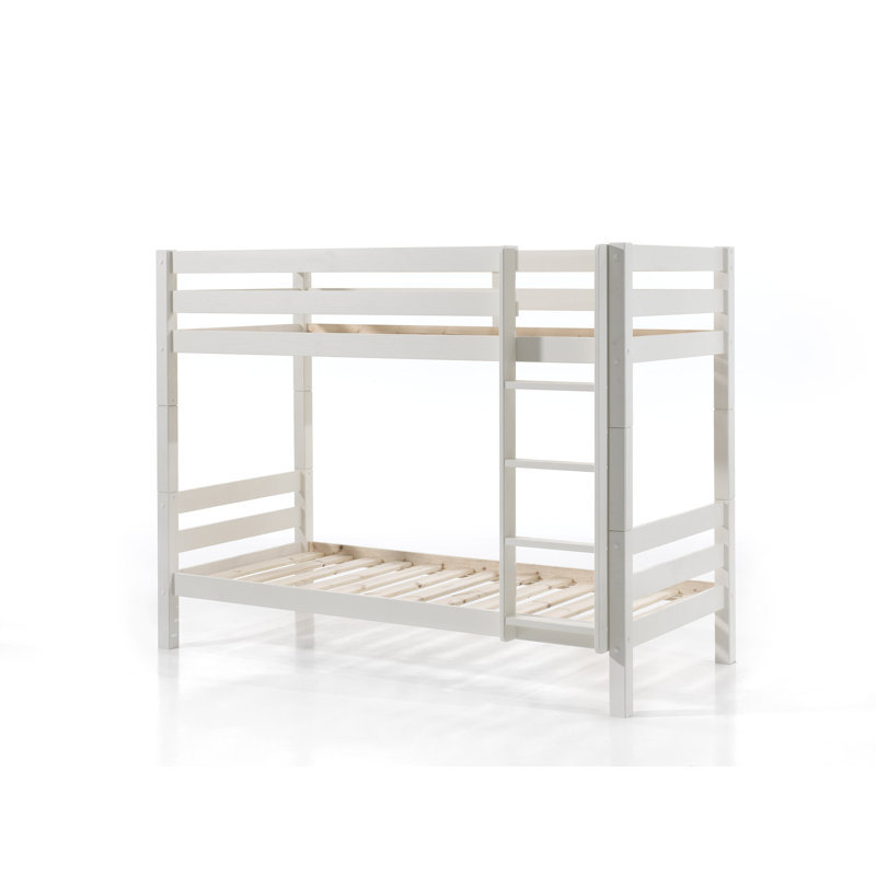 Pino Bunk Bed,  European Single (90 x 200 cm), White