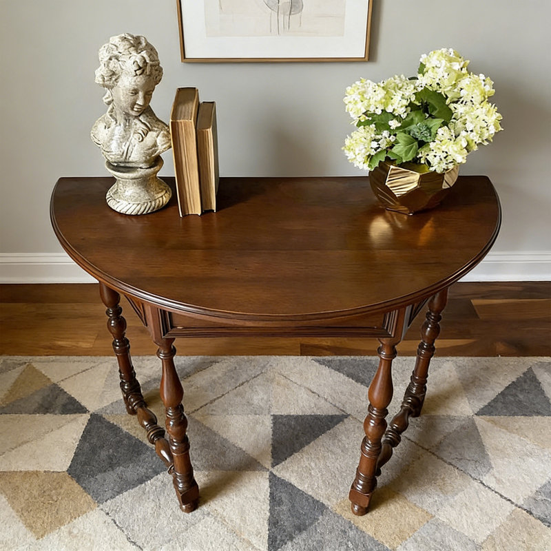 Console classique et élégante en bois