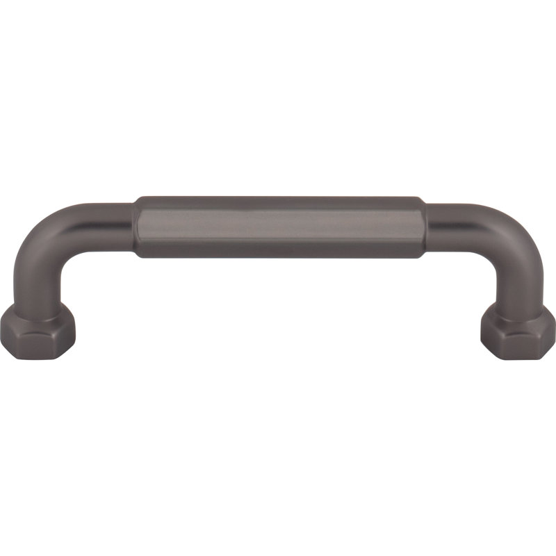 Dustin Bar Pull, Ash Gray, 3 3/4" Center To Center