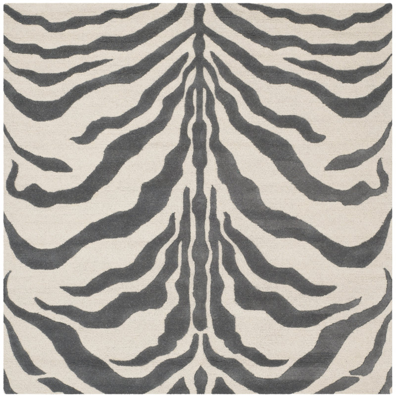 Cambridge Hand Tufted Wool Rug, Square 6'