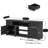 70"W Farmhouse TV Stand for TVs up to 80" with Power Outlet-609437293-660361084
