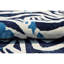 Tapis en laine / viscose noué à la main ivoire / noir-70808550