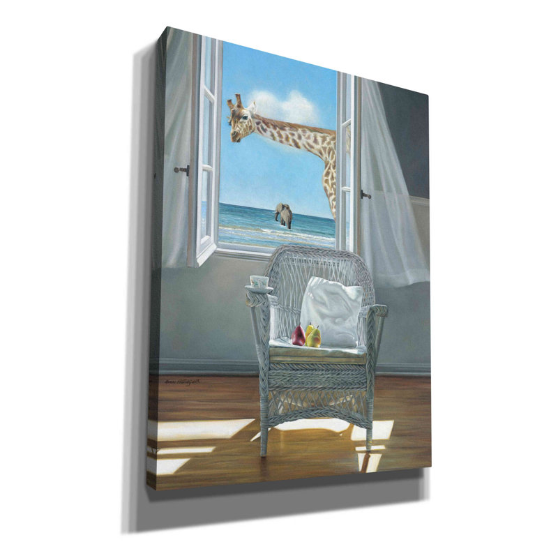 «Rubberneck» par Karen Hollingsworth, art mural sur toile, H 54 po x l 40 po x P 1,5 po
