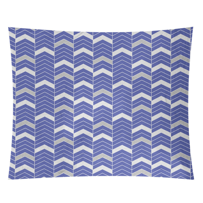 Tapisserie Stephenie, H 27,5 po x l 37,5 po, Bleu / Gris