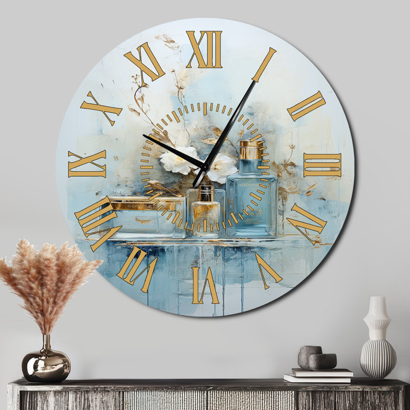 Horloge murale de salle de bain, Surdimensionné