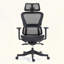 Fauteuil de bureau ergonomique en filet - 3 angles réglables (90 ° à 120 °) + accoudoirs 4D, roulettes pivotantes à 360 ° permettant d'économiser de l'espace