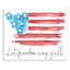 «Let Freedom Ring Y'all», impression sur toile tendue