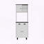 Garde-manger Salem avec 2 armoires, 2 tablettes ouvertes et tiroir-1458979842
