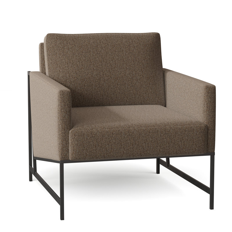 Fauteuil l 30,5 po Sparta, Noisette 9508, Nickel