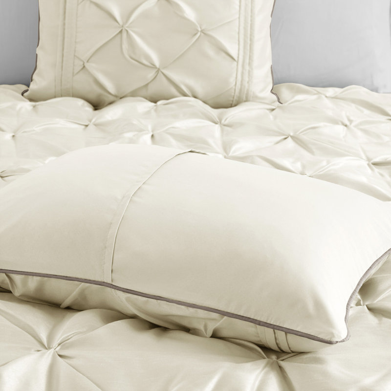 Piece Bedding Sets, Polyester Queen Tufted Modern Home Comfort
