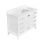 Meuble-lavabo autoportant avec comptoir 48 po, meuble-lavabo autoportant avec cadre en bois massif 48 po