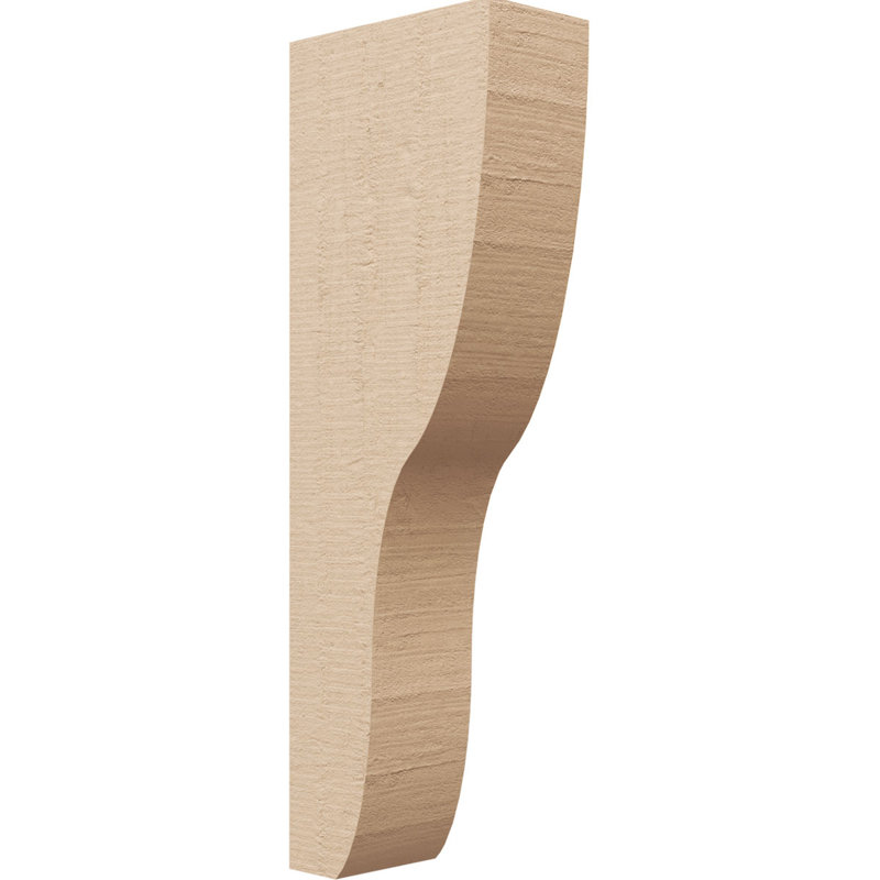 Bois de cèdre brut Greensboro TimberThane Corbel, apprêté brun clair, H 18 po x l 3 po x P 6 po