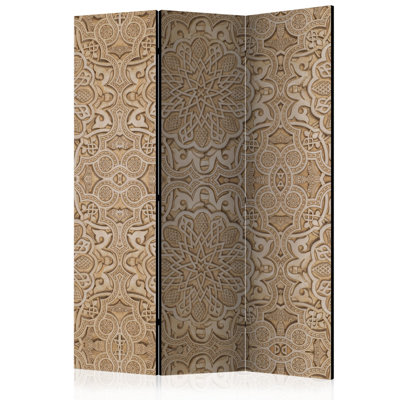 Garton 172cm H Solid Wood Folding Room Divider