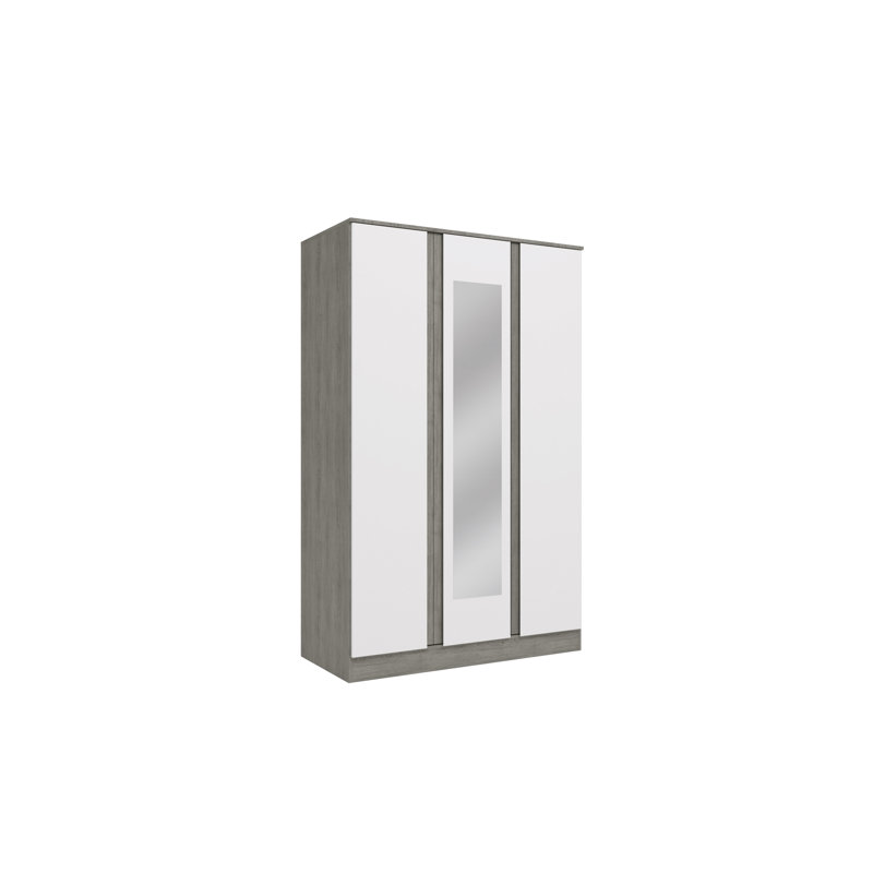 Lonnay 3 Door Solid Wood Wardrobe