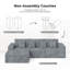 3 Seater Corner Sofa -460763614