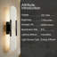 Appliques murales 19,7 po en albâtre naturel avec base épaissie à 20%, applique murale en marbre moderne pour meuble-lavabo, couloir, chambre à coucher, applique murale en pierre de luxe noire-1068571881