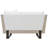 Maya 54.5" Tuxedo Arm Loveseat-60485460