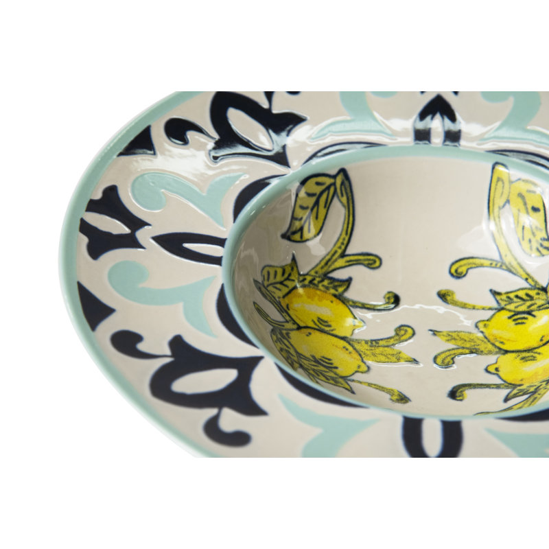 Excelsa Amalfi Ceramic Pasta Dish